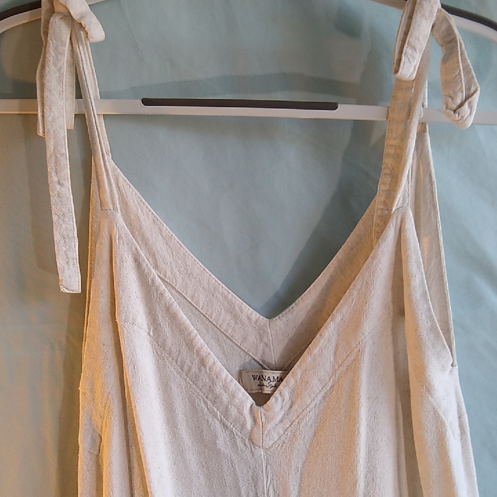 NWOT Wanama 42 Oatmeal-Cream Jumpsuit - Picture 7 of 15